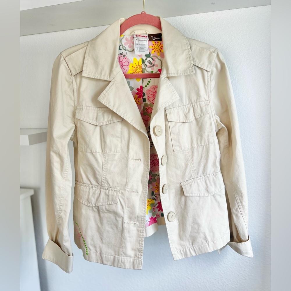 Disney Divine Embroidered Mickey Mouse Jacket Size M